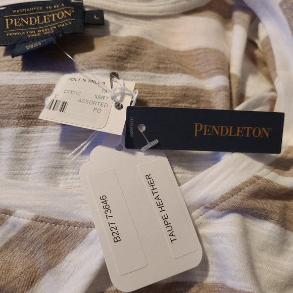 Pendleton Woolen Mill Brown Short Sleeve T-Shirt - Picture 3 of 8